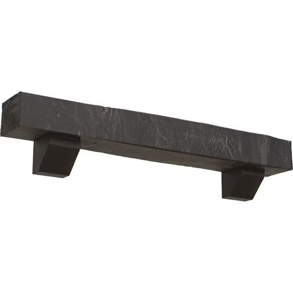 Kit w/ Ashford Corbels, Aged Cedar, 8